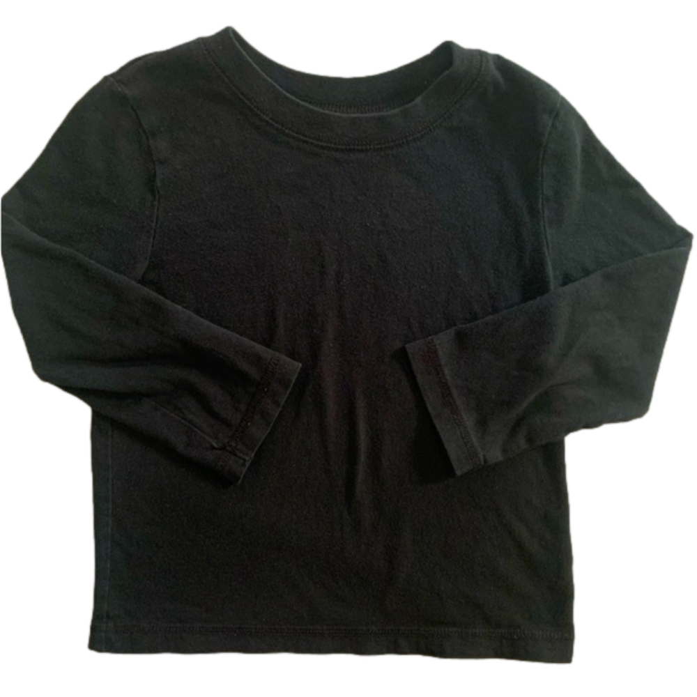 Circo Black Long Sleeve Shirt Toddler Size 3T